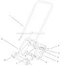 Part Location Diagram of 71-5370-03 Toro Tube-Handle, Lower